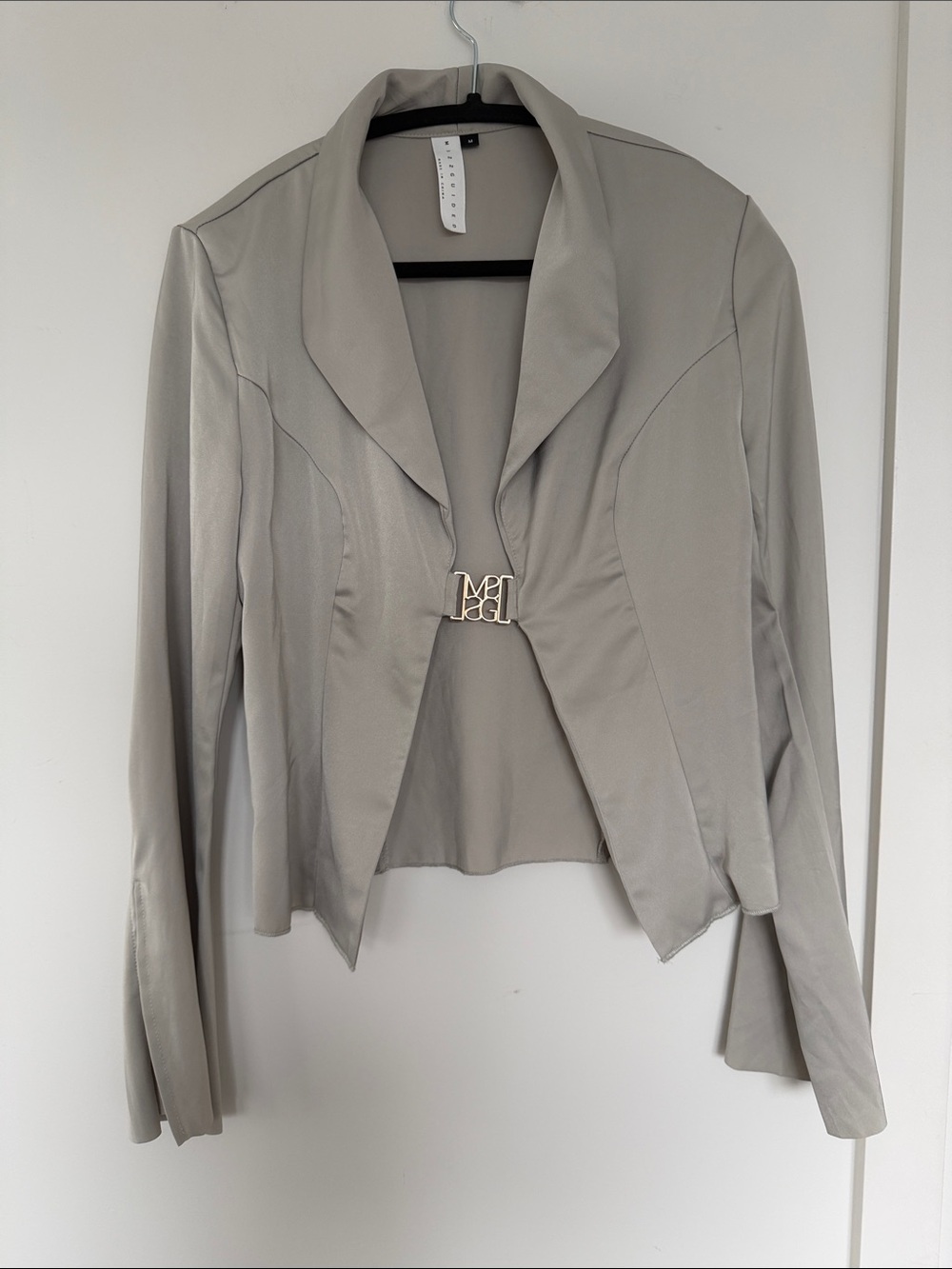 Missguided seafoam green top or blazer